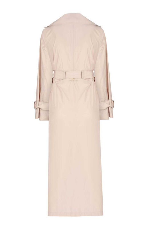 TRENCHCOAT Uniseks Gri Trençkot - W22W01D001TC