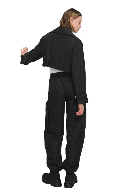 TRENCHCOAT Uniseks Siyah Trençkot - W22W01D001TC