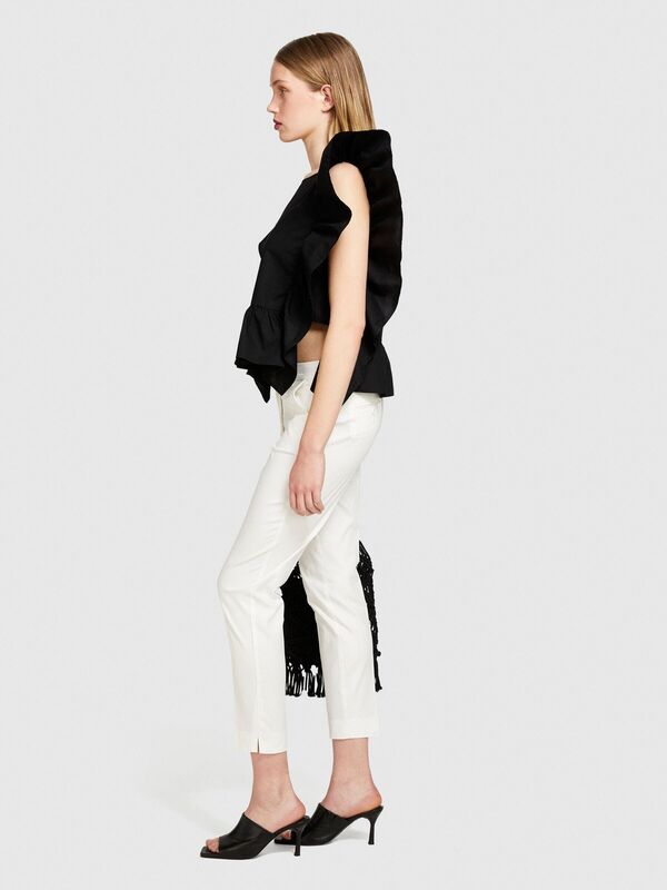 Trousers Kadın Kırık Beyaz Pantolon - 324P4GV3L5AH6