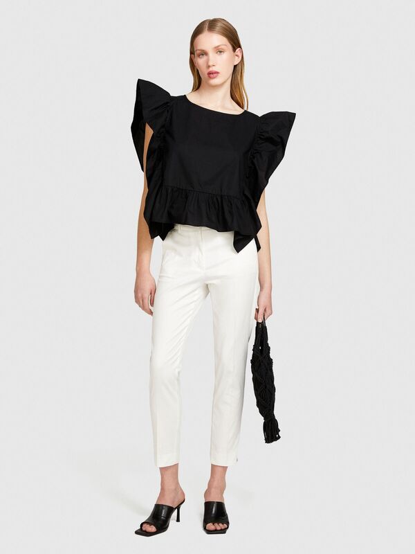 Trousers Kadın Kırık Beyaz Pantolon - 324P4GV3L5AH6