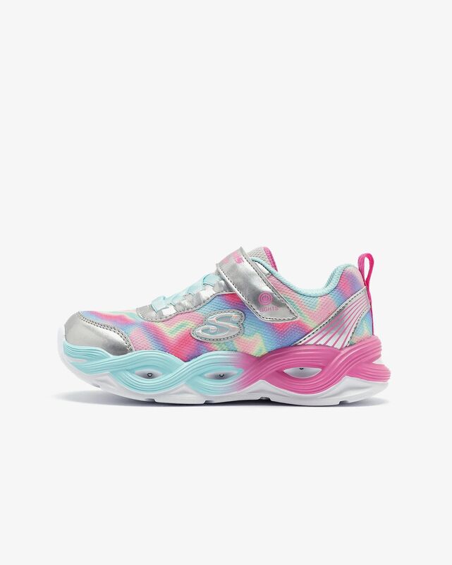 Skechers - Twisty Glow - Sorbet Swirl Kız Çocuk Gümüş Spor Ayakkabı - 303716L