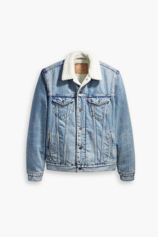 Type 3 Sherpa Trucker Berk Sherpa Truck Erkek Mavi Mont - 16365