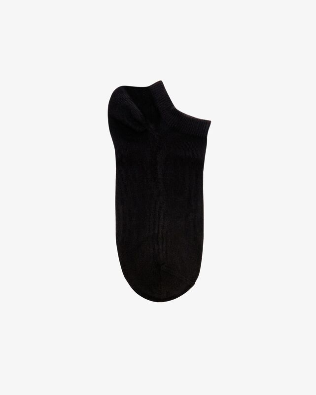 U Low Cut  Single Sock Uniseks Siyah Çorap - S212505