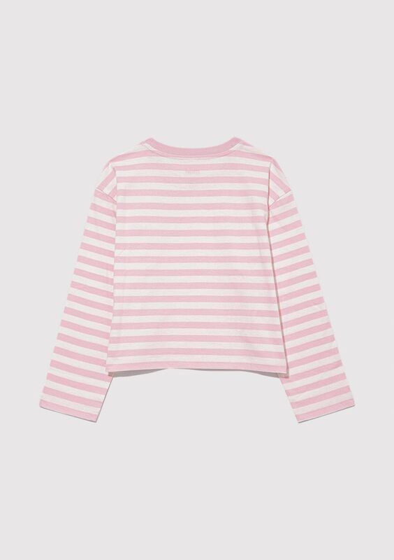 UK ÇİZGİLİ TİŞÖRT Kız Çocuk Pembe T-Shirt - M7610262