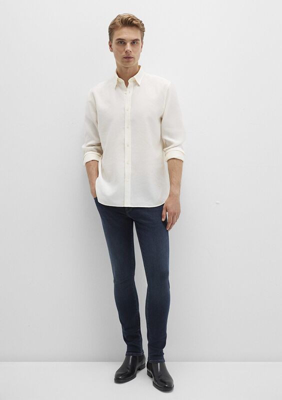 UZUN KOL GÖMLEK Erkek Beyaz UK Gömlek - M0211659