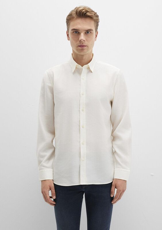 UZUN KOL GÖMLEK Erkek Beyaz UK Gömlek - M0211659