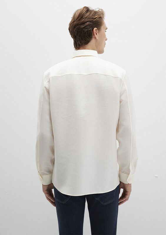 UZUN KOL GÖMLEK Erkek Beyaz UK Gömlek - M0211659