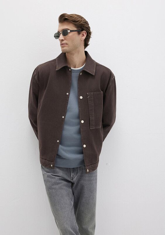 UZUN KOL GÖMLEK Erkek Kahverengi Gömlek - M0211779