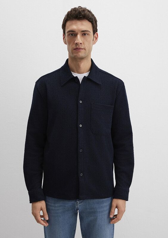 UZUN KOL GÖMLEK Erkek Koyu Mavi Gömlek - M0211772