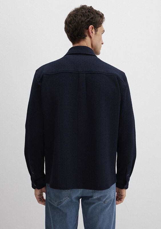 UZUN KOL GÖMLEK Erkek Koyu Mavi Gömlek - M0211772