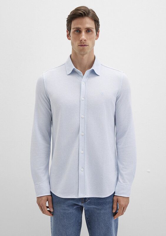 UZUN KOL GÖMLEK Erkek Mavi UK Gömlek - M0211664