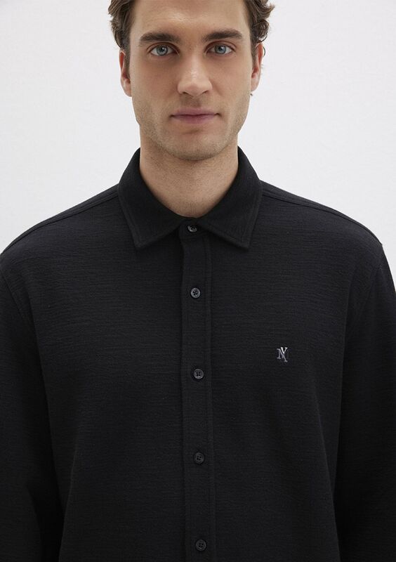 UZUN KOL GÖMLEK Erkek Siyah Gömlek - M0211789