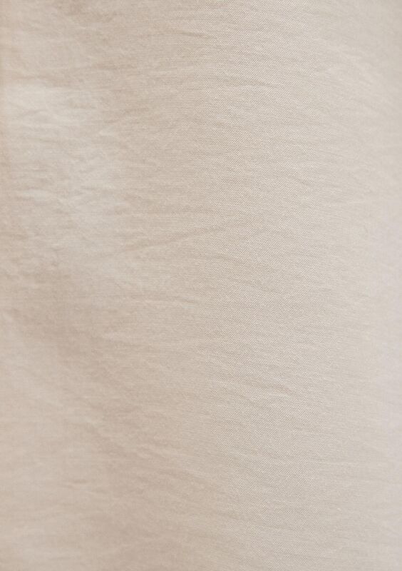 UZUN KOLLU DOKUMA GÖMLEK Kadın Bej Gömlek - M1211373