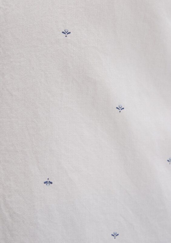 UZUN KOLLU DOKUMA GÖMLEK Kadın Beyaz Gömlek - M1211286