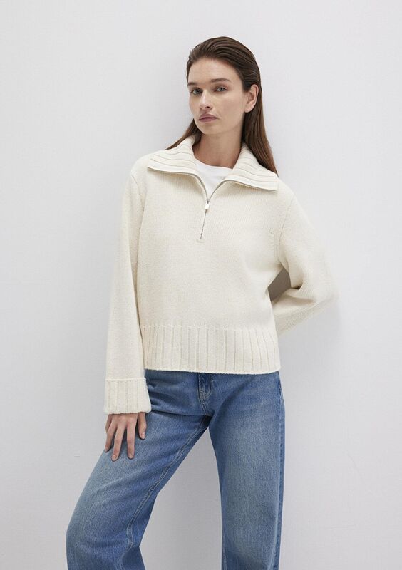 UZUN KOLLU KAZAK Kadın Bej Kazak - M1710703