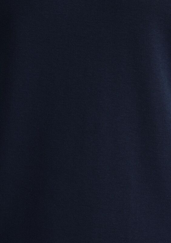 V YAKA TİŞÖRT Erkek Koyu Mavi T-Shirt - M063748