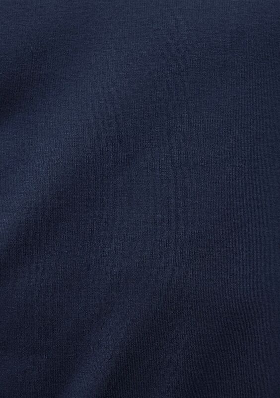 V YAKA TİŞÖRT Erkek Koyu Mavi T-Shirt - M063748