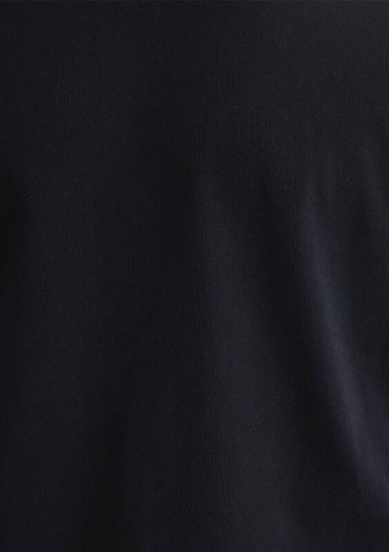 V YAKA TİŞÖRT Erkek Siyah Basic T-Shirt - M062773