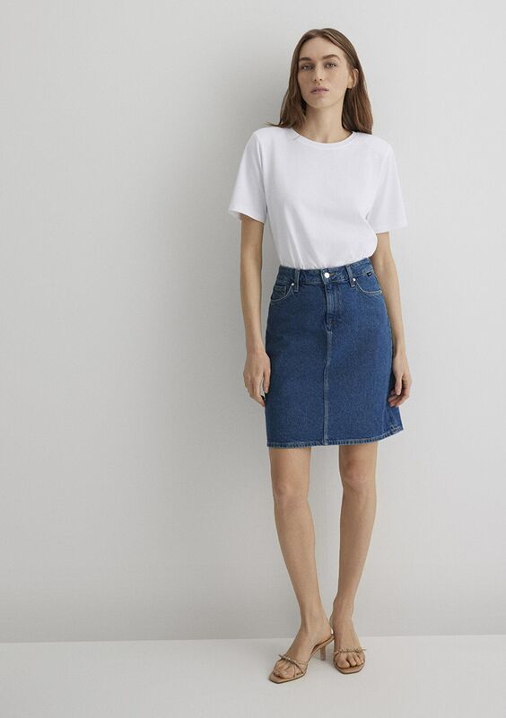 VALERIE Kadın Mavi Denim Etek - M13198