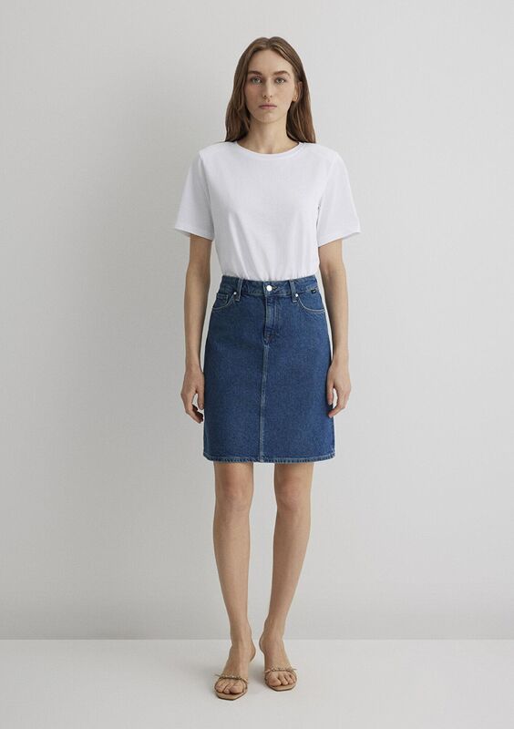 VALERIE Kadın Mavi Denim Etek - M13198