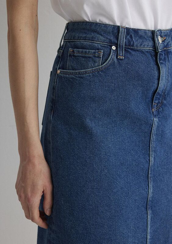 VALERIE Kadın Mavi Denim Etek - M13198