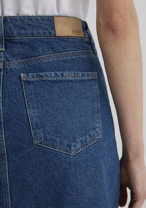 VALERIE Kadın Mavi Denim Etek - M13198
