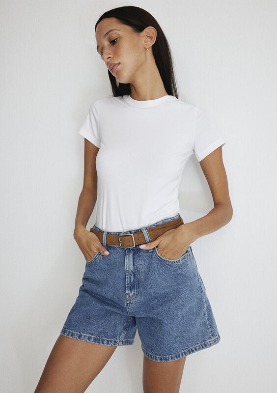 VERNA Kadın Mavi Denim Şort - M1410059
