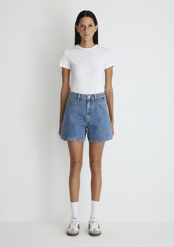 VERNA Kadın Mavi Denim Şort - M1410059