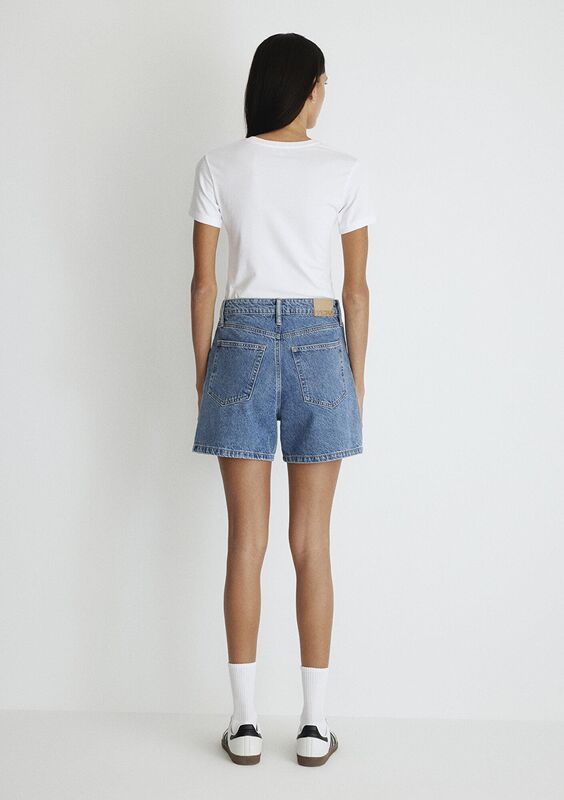 VERNA Kadın Mavi Denim Şort - M1410059