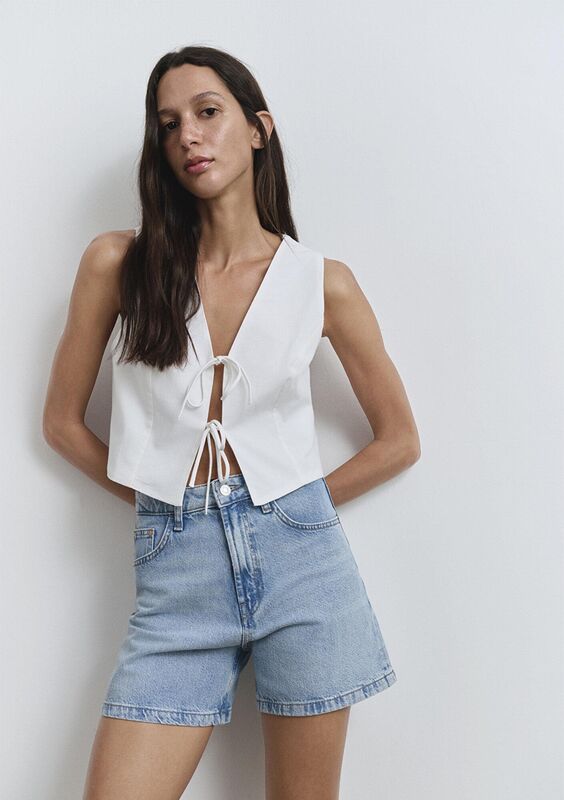 VERNA Kadın Mavi Denim Şort - M1410059