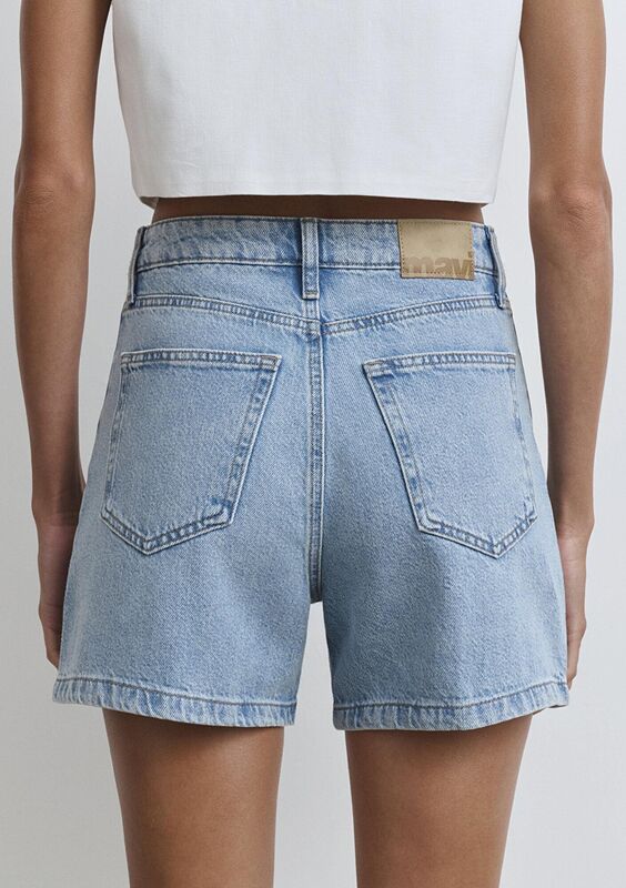 VERNA Kadın Mavi Denim Şort - M1410059