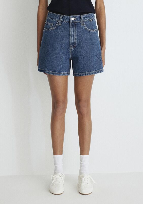 VERNA Kadın Mavi Denim Şort - M1410059
