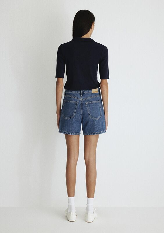 VERNA Kadın Mavi Denim Şort - M1410059