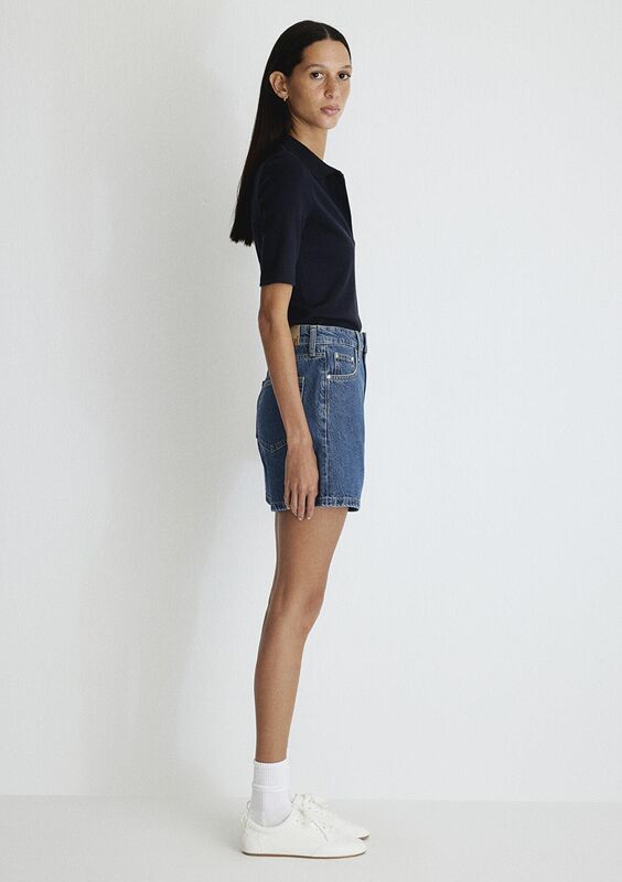 VERNA Kadın Mavi Denim Şort - M1410059