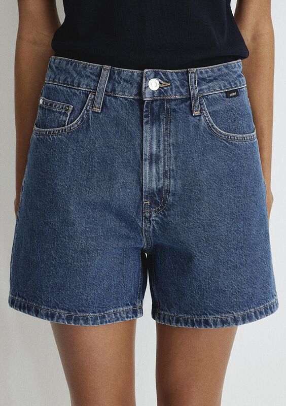 VERNA Kadın Mavi Denim Şort - M1410059