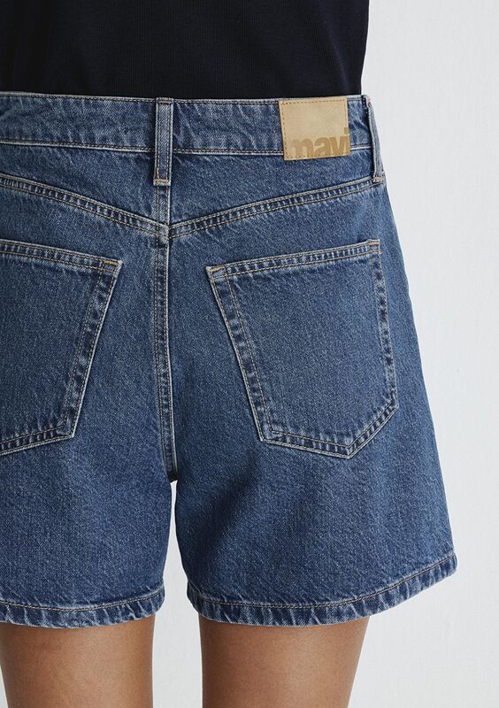 VERNA Kadın Mavi Denim Şort - M1410059