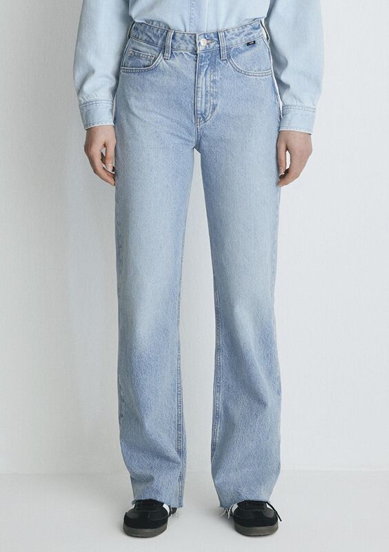 VICTORIA Kadın Lt Shaded Denim Denim Pantolon - M101072