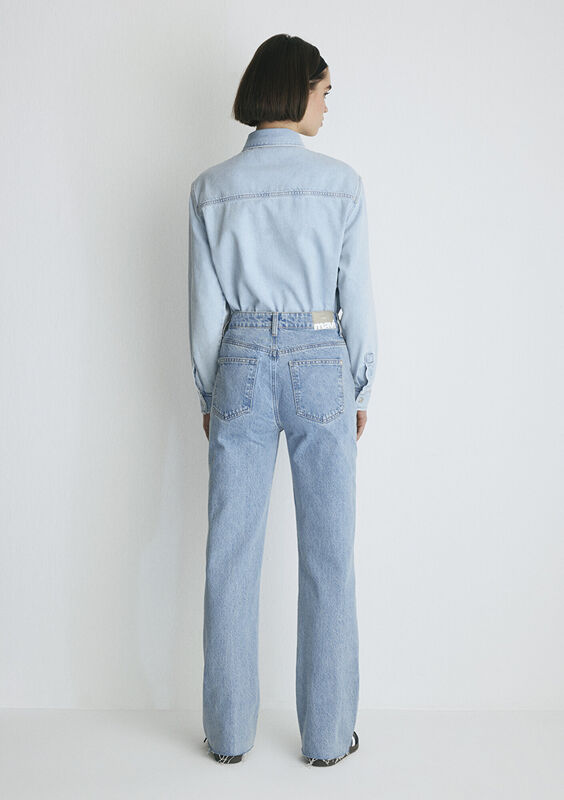 VICTORIA Kadın Lt Shaded Denim Denim Pantolon - M101072