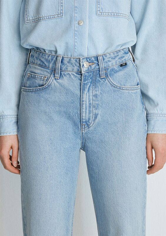 VICTORIA Kadın Lt Shaded Denim Denim Pantolon - M101072