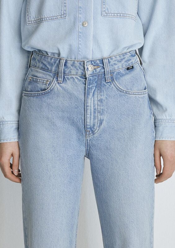 VICTORIA Kadın Lt Shaded Denim Denim Pantolon - M101072