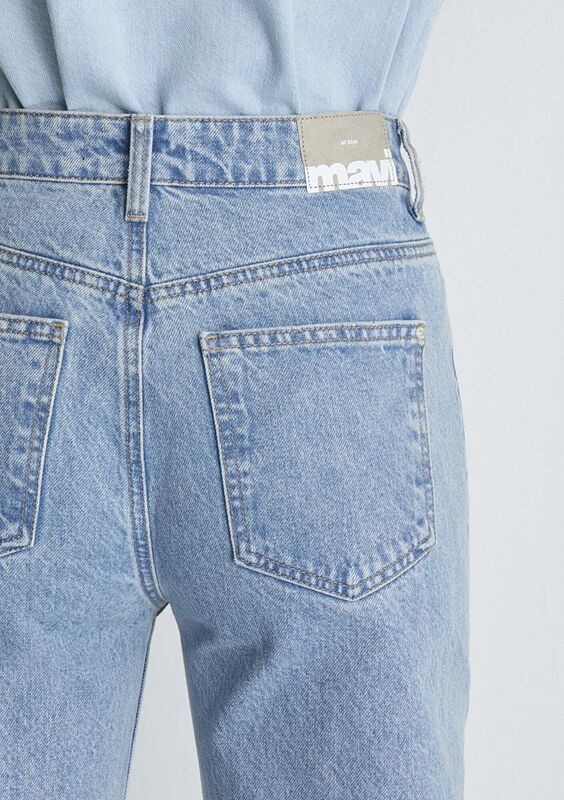 VICTORIA Kadın Lt Shaded Denim Denim Pantolon - M101072