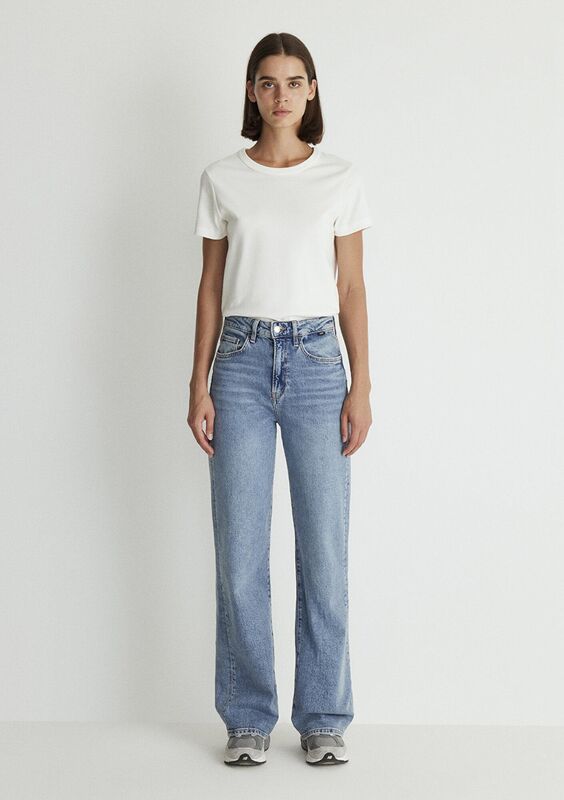 VICTORIA Kadın Mavi Denim Pantolon - M101072