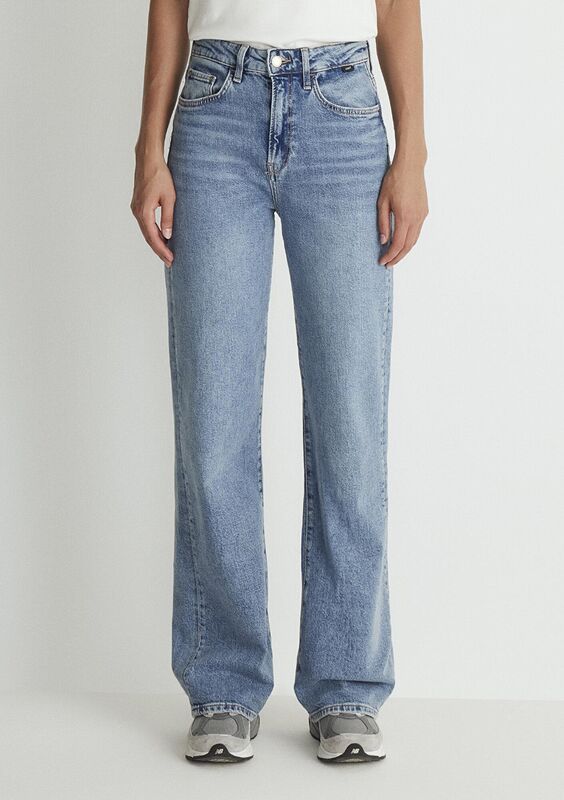 VICTORIA Kadın Mavi Denim Pantolon - M101072