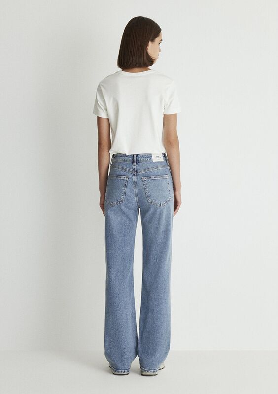 VICTORIA Kadın Mavi Denim Pantolon - M101072