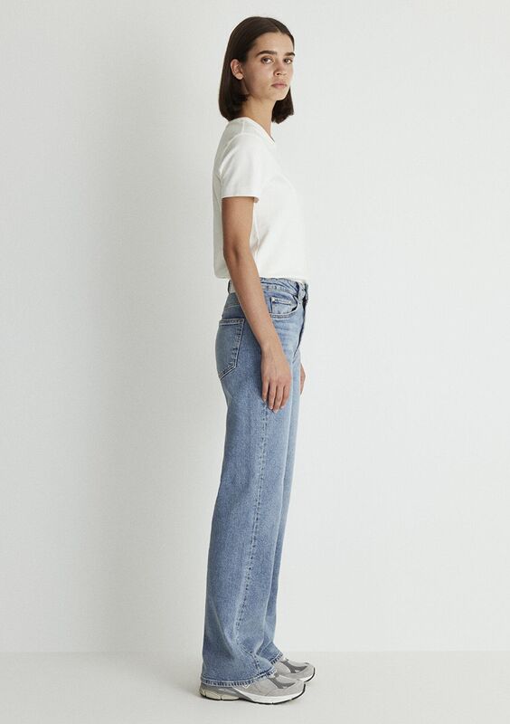 VICTORIA Kadın Mavi Denim Pantolon - M101072