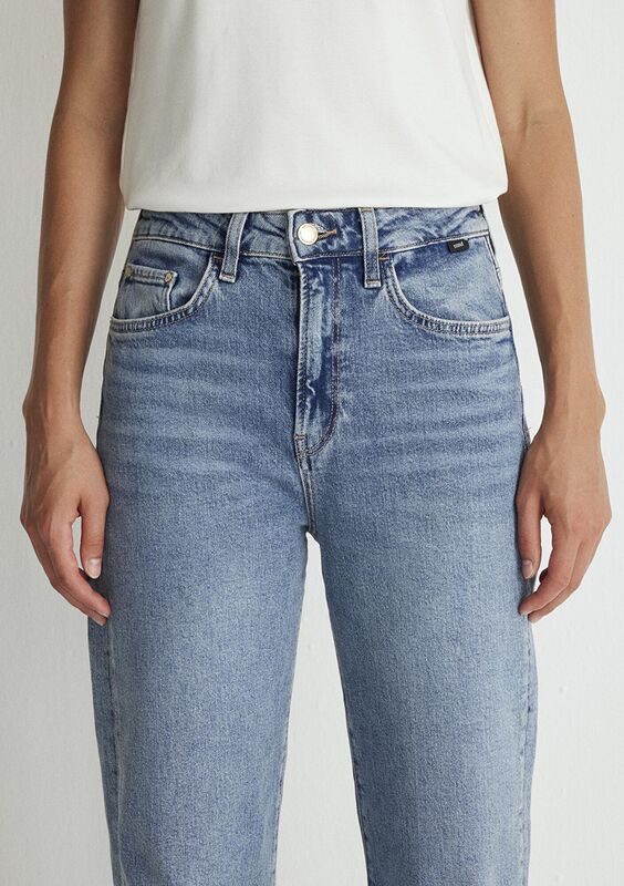 VICTORIA Kadın Mavi Denim Pantolon - M101072