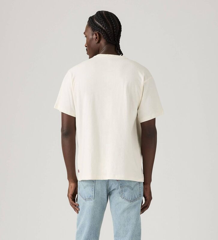 VINTAGE FIT GRAPHIC TEE FIRST CHOICE 1 E Erkek Beyaz T-Shirt - 87373