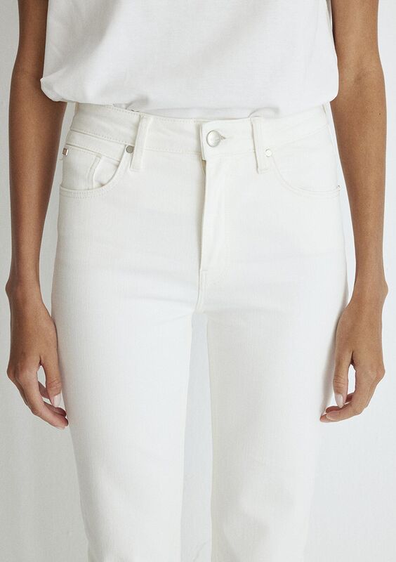 VIOLA Kadın Beyaz Denim Pantolon - M101048