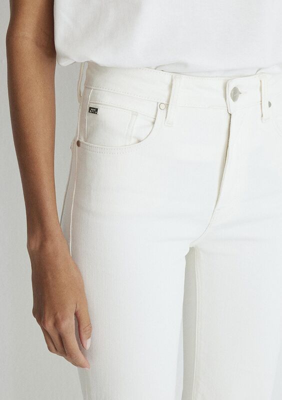 VIOLA Kadın Beyaz Denim Pantolon - M101048