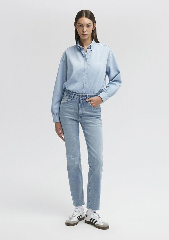VIOLA Kadın Mavi Denim Pantolon - M101048